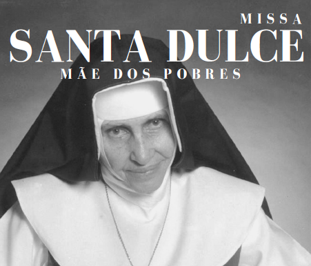 Frades disponibilizam composições: Missa Santa Dulce, mãe dos pobres.