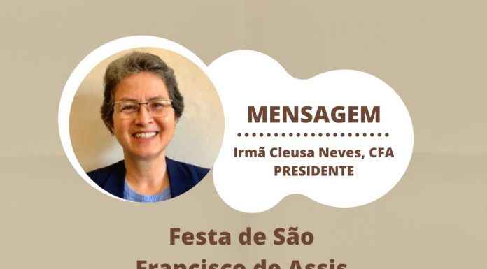 Mensagem da presidente da CFFB para a Festa de São Francisco