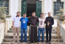 Jovens gaúchos ingressam no Postulantado Franciscano em Guaratingueta (SP)